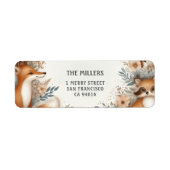 差出人住所ラベル ラベル (正面)