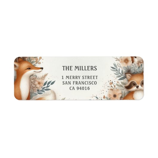 差出人住所ラベル ラベル (正面)