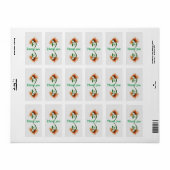 差出人住所ラベル ラベル (フルシート)