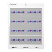 差出人住所ラベル ラベル (フルシート)