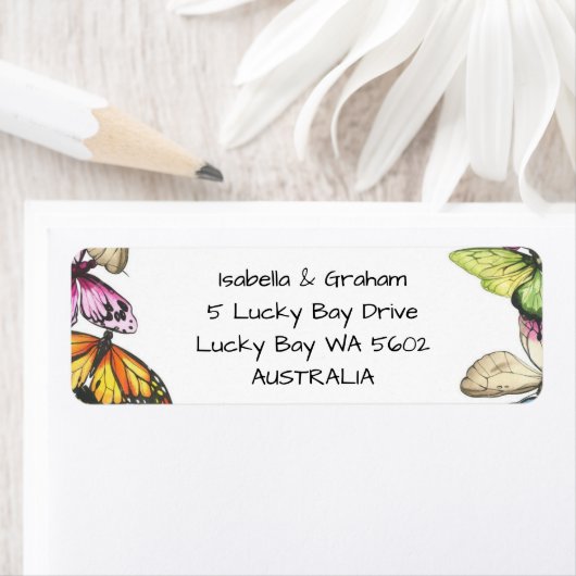 差出人住所ラベル ラベル (インサイチュ)