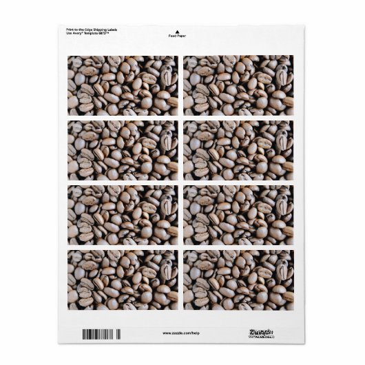 差出人住所ラベル ラベル (フルシート)