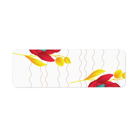 差出人住所ラベル ラベル (正面)