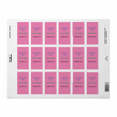 差出人住所ラベル ラベル (フルシート)