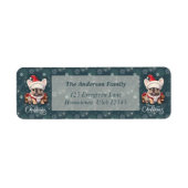 差出人住所ラベル ラベル (正面)