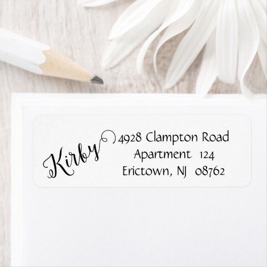 差出人住所ラベル ラベル (インサイチュ)