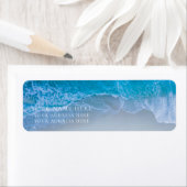 差出人住所ラベル:自然:海 ラベル (インサイチュ)