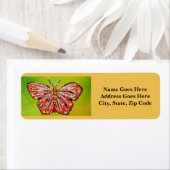 差出人住所ラベル(蝶クール付) ラベル (インサイチュ)