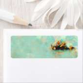 差出人住所ラベル- 転がのドーバーマンウォーターカラー ラベル (インサイチュ)