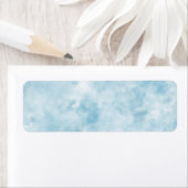 差出人住所ラベル – 雲の中に頭 ラベル (インサイチュ)