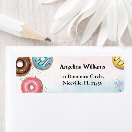 差出人住所ラベル（2歳） ラベル (インサイチュ)