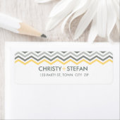 差出人住所ラベル:: chevron1 1 ラベル (インサイチュ)