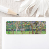 差出人住所ラベル: GUSTAVクリムト: PEAR TREES ラベル (インサイチュ)