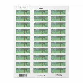 差出人住所ラベル: GUSTAVクリムト: ROSEBUSES ラベル (フルシート)