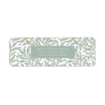 差出人住所ラベル: WILLIAM MORRIS