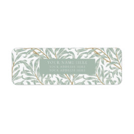 差出人住所ラベル: WILLIAM MORRIS ラベル