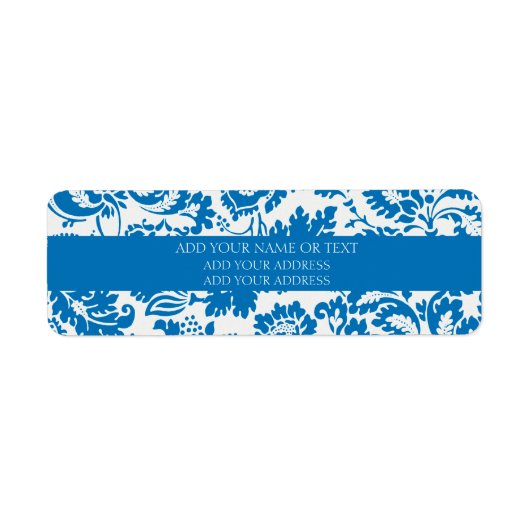 差出人住所ラベル: WILLIAM MORRIS ラベル (正面)