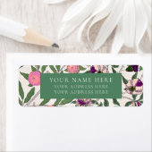 差出人住所ラベル: WILLIAM MORRIS ラベル (インサイチュ)