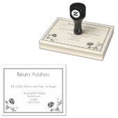 差出人住所ラージ ラバースタンプ (押印)