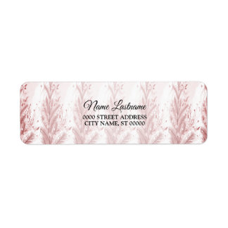 差出人住所レッドクリスマスパインツリースノー ラベル