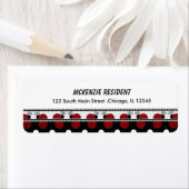 差出人住所レディバグ ラベル (インサイチュ)