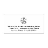 差出人住所ロゴのカスタマイズ可能な任意の職業 ラバースタンプ (インプリント)