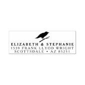 差出人住所ヴィンテージ結婚ズクロウカスタムズ セルフインキングスタンプ (デザイン)