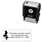 差出人住所人魚 セルフインキングスタンプ (インサイチュ)