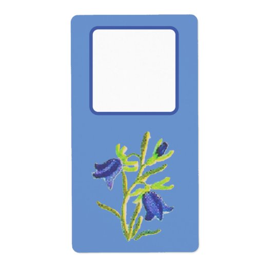 差出人住所出荷ラベル花スタイルdeseg ラベル (正面)