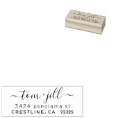 差出人住所印 ラバースタンプ (押印)