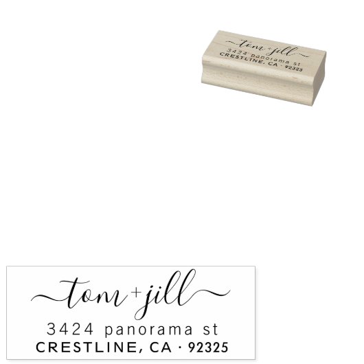 差出人住所印 ラバースタンプ (押印)