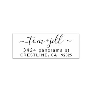 差出人住所印 ラバースタンプ