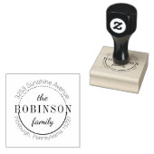 差出人住所印 ラバースタンプ (押印)