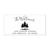 差出人住所名目松並木 セルフインキングスタンプ (デザイン)