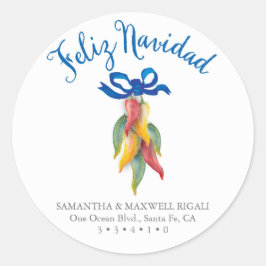 差出人住所封筒用シールステッカーチリピーパーズ ラウンドシール