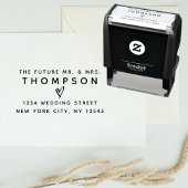 差出人住所未来ミセス結婚ズモダン セルフインキングスタンプ