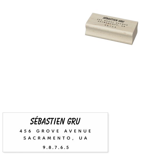 差出人住所結婚の ラバースタンプ (押印)