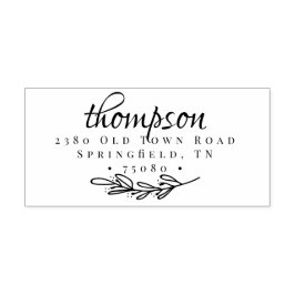 差出人住所自己インキングスタンプツリースプリグ セルフインキングスタンプ