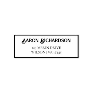 差出人住所自己スタンプ セルフインキングスタンプ