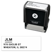 差出人住所非公式はっきりしたカジュアル セルフインキングスタンプ (インサイチュ)