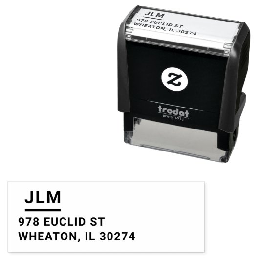 差出人住所非公式はっきりしたカジュアル セルフインキングスタンプ (インサイチュ)