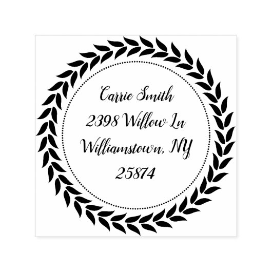 差出人住所 セルフインキングスタンプ (デザイン)