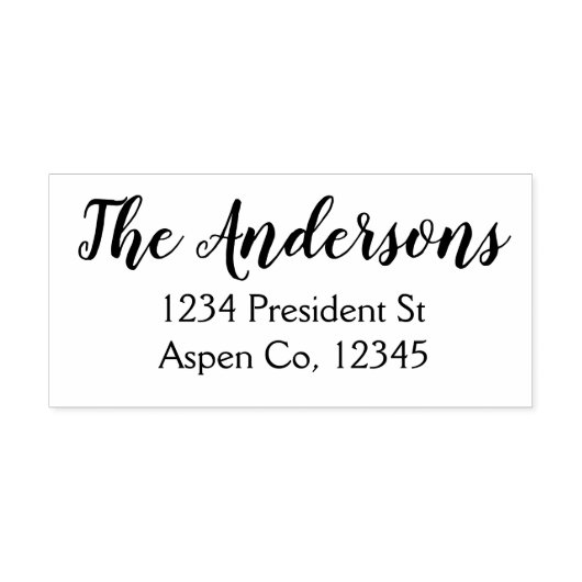 差出人住所 セルフインキングスタンプ (デザイン)