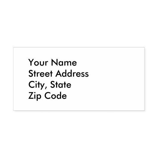 差出人住所 セルフインキングスタンプ (デザイン)