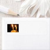 差出人住所 – ツインライトキャンドル ラベル (インサイチュ)