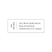 差出人住所 |モダンミニマルスタイリッシュトレンディー セルフインキングスタンプ (デザイン)