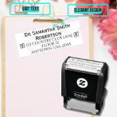 差出人住所（医療用記号あり） セルフインキングスタンプ