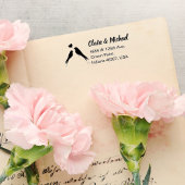 差出人住所、自分のカップルを作成し、 ラバースタンプ