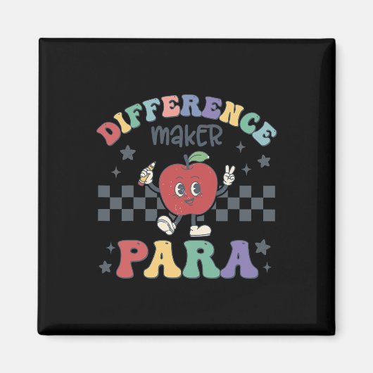 差分メーカーパラ先生Paraprofessional Par マグネット (正面)