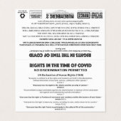 「差別なし」人権情報カード 名刺 (外部フラット)